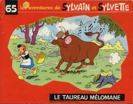 Sylvain et Sylvette 3ème Série Fleurette - Le taureau mélomane