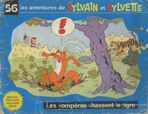 Sylvain et Sylvette 3ème Série Fleurette - Les compères chassent le tigre