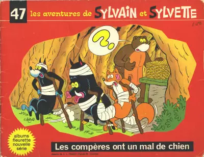 Sylvain et Sylvette 3ème Série Fleurette - Les compères ont un mal de chien