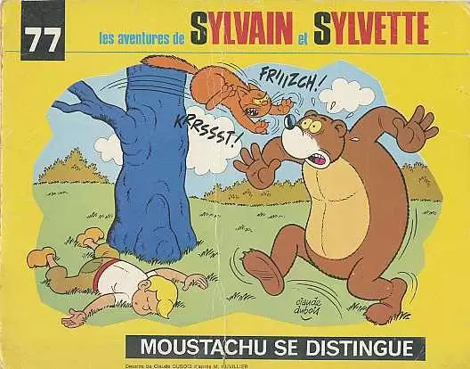 Sylvain et Sylvette 3ème Série Fleurette - Moustachu se distingue