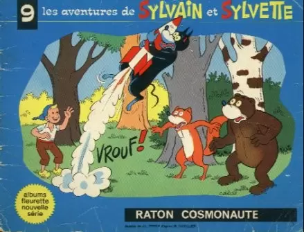 Sylvain et Sylvette 3ème Série Fleurette - Raton cosmonaute