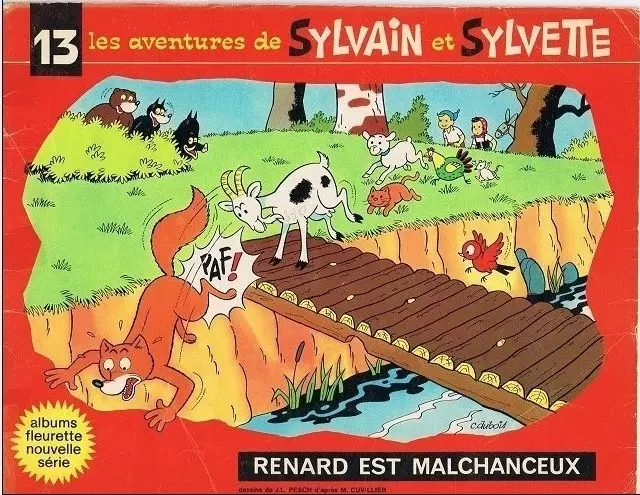 Sylvain et Sylvette 3ème Série Fleurette - Renard est malchanceux