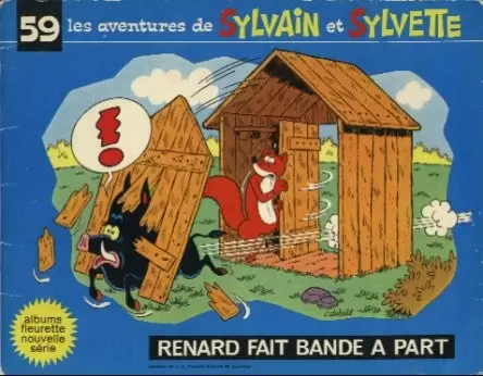 Sylvain et Sylvette 3ème Série Fleurette - Renard fait bande à part