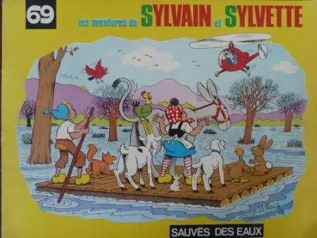 Sylvain et Sylvette 3ème Série Fleurette - sauvés des eaux