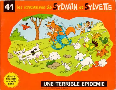 Sylvain et Sylvette 3ème Série Fleurette - Une terrible épidémie