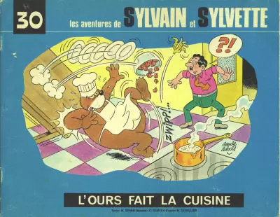Sylvain et Sylvette 6ème Série Fleurette - L\'ours fait la cuisine