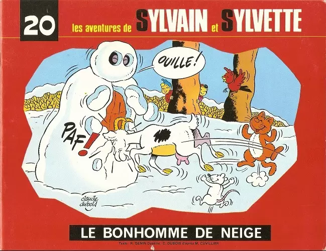 Sylvain et Sylvette 6ème Série Fleurette - Le bonhomme de neige