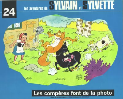 Sylvain et Sylvette 6ème Série Fleurette - Les compères font de la photo