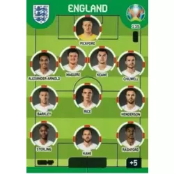 Line-Up - England