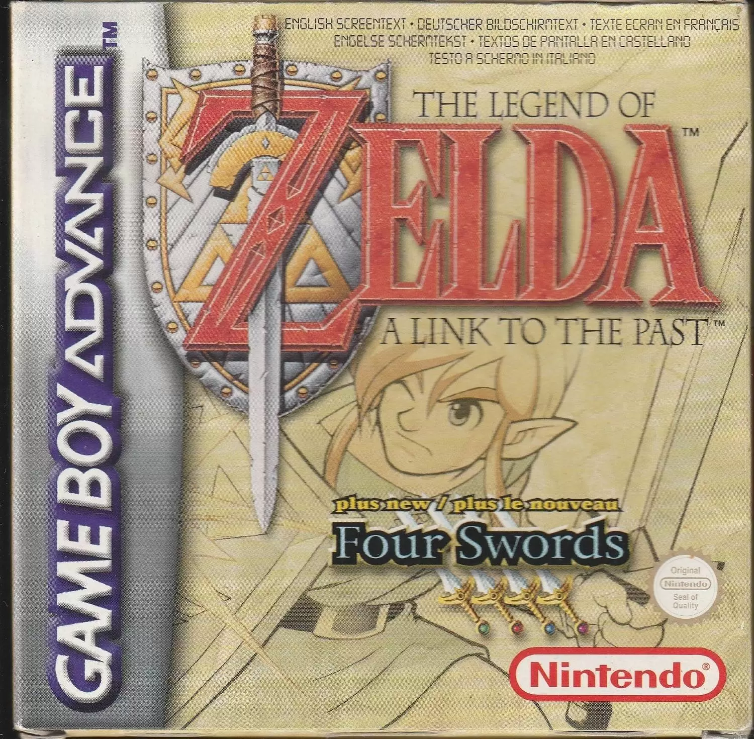 Game Boy Advance Games - The Legend of Zelda : A Link to the Past - Four Swords