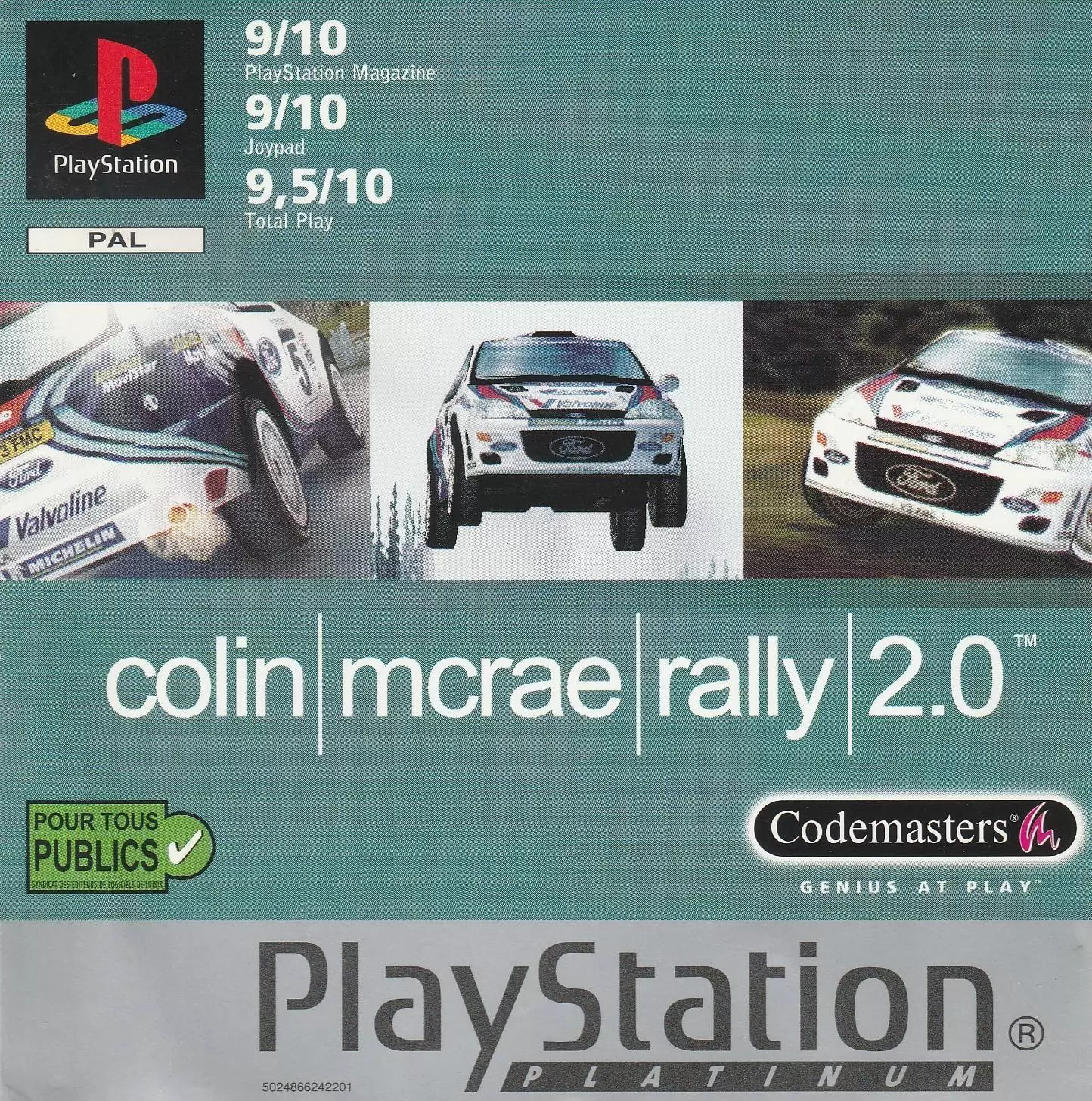 Playstation games - Colin McRae Rally 2.0