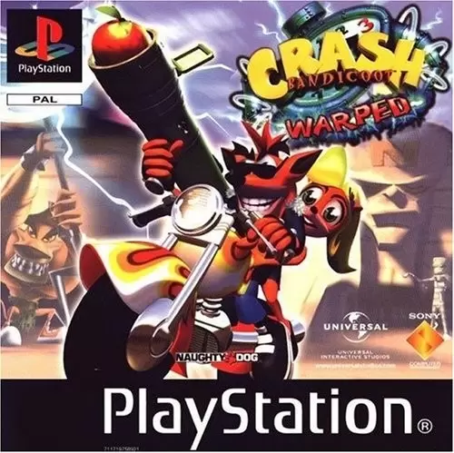 Jeux Playstation PS1 - Crash Bandicoot 3 : Warped