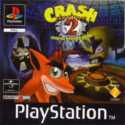 Jeux Playstation PS1 - Crash Bandicoot 2 : Cortex Strikes Back