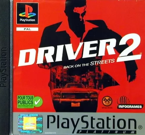 Jeux Playstation PS1 - Driver 2 - Back on the Streets