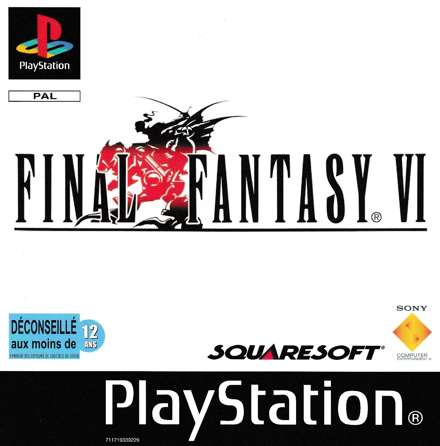 Jeux Playstation PS1 - Final Fantasy VI