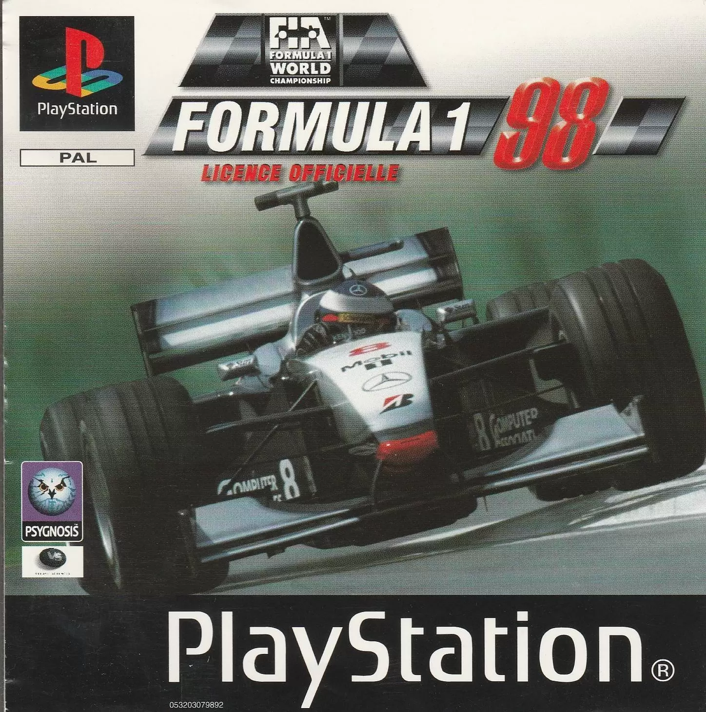Jeux Playstation PS1 - Formula 1 98