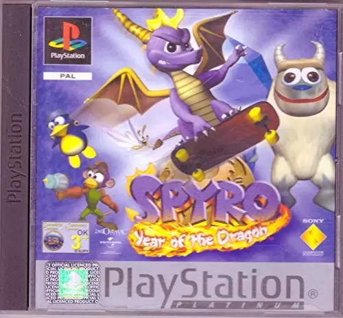 Playstation games - Spyro : Year of the Dragon