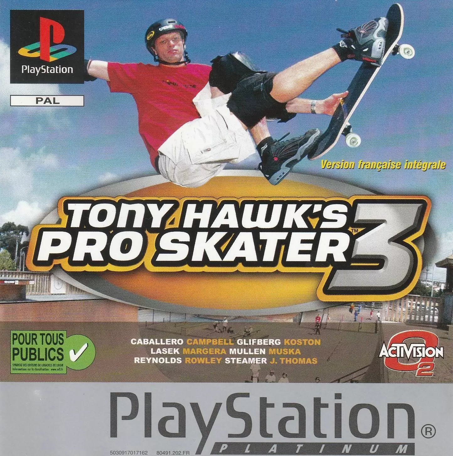 Playstation games - Tony Hawk\'s Pro Skater 3
