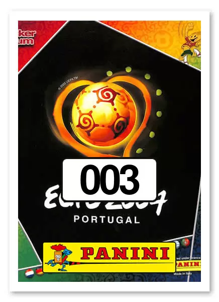 Official Mascot Introduction Euro 2004 Portugal Sticker 3