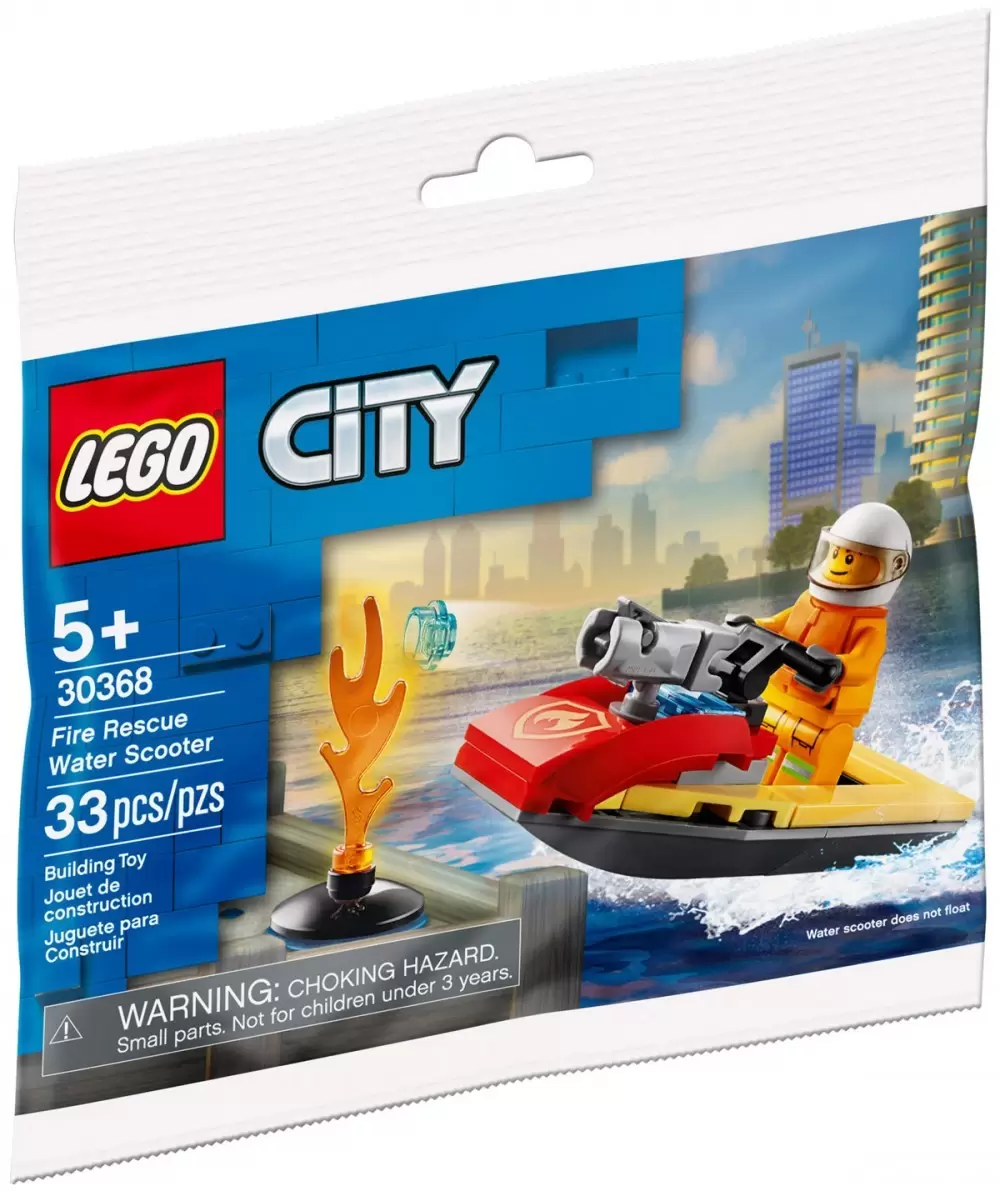 LEGO CITY - Fire Rescue Water Scooter (Polybag)