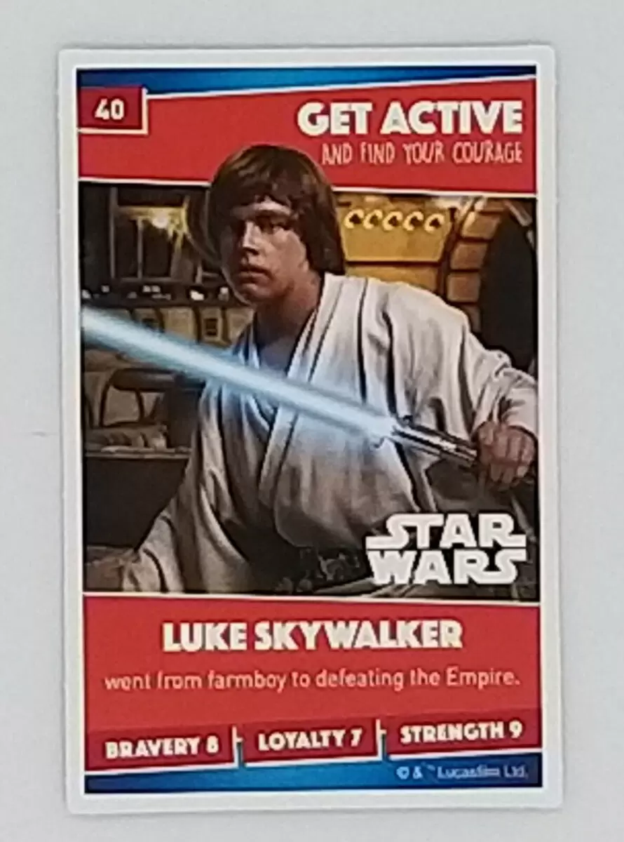 Sainsbury\'s Disney Cards - Luke Skywalker