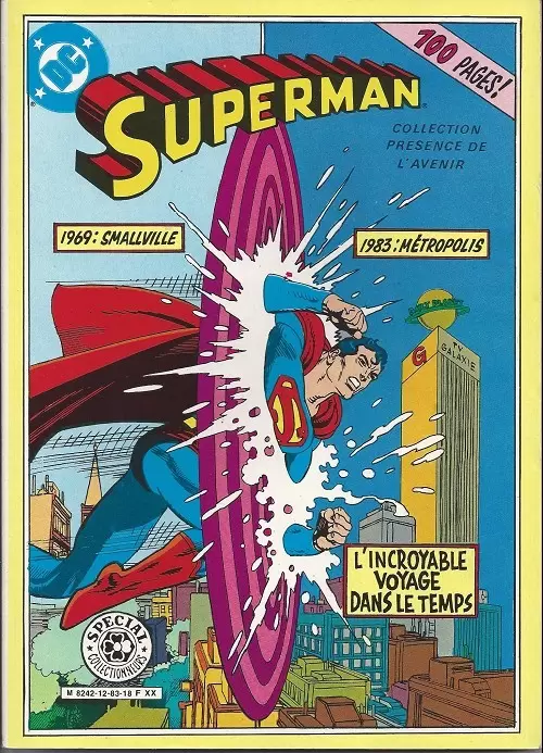 Superman (Sagédition - Collection Présence de l\'Avenir) - Superman - l\'incroyable voyage dans le temps