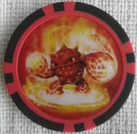 Jetons de Poker Skylanders Swap Force - Feu 1