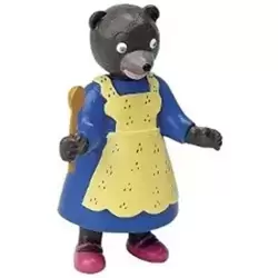 Maman petit ours brun