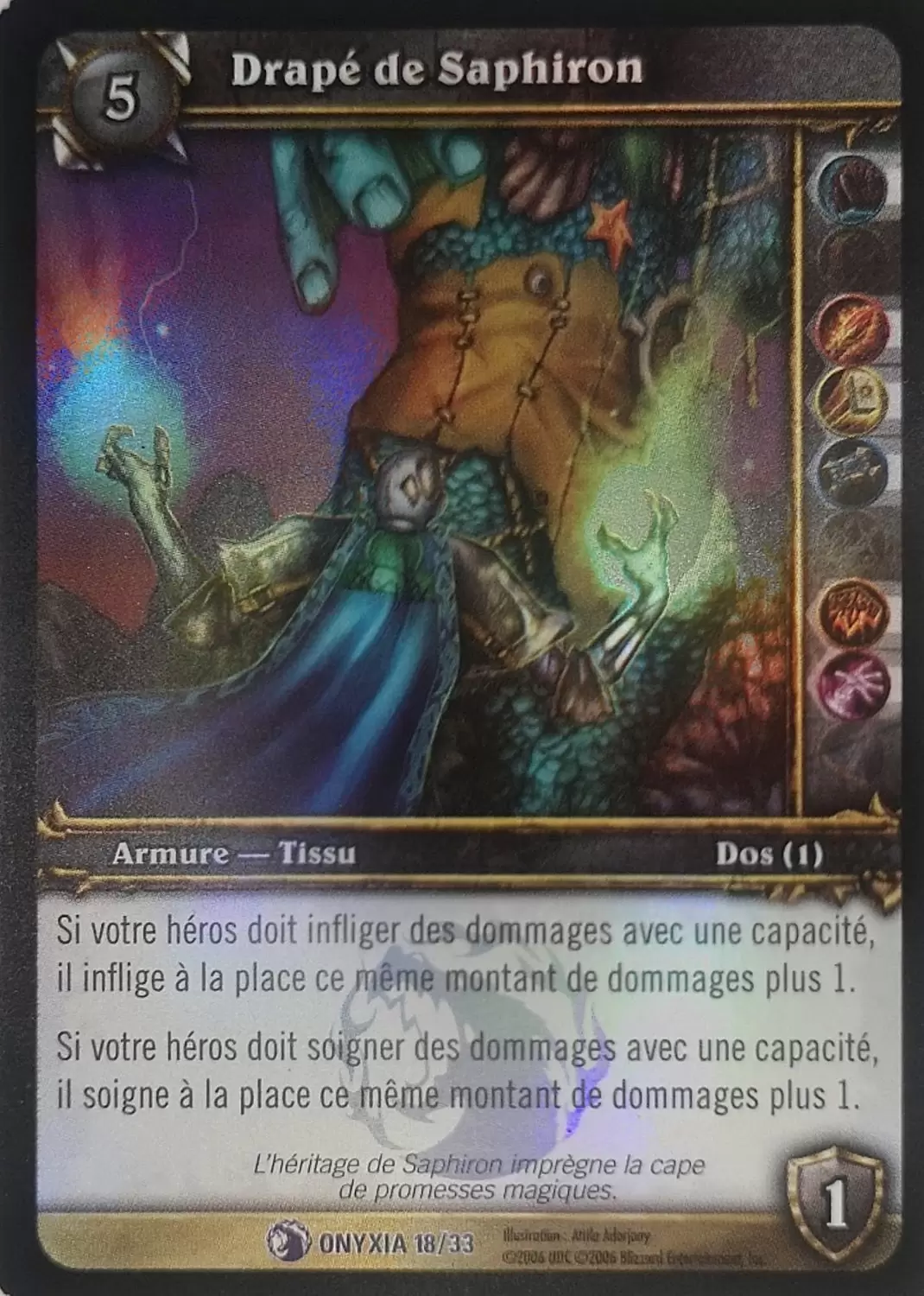 Repaire d\'Onyxia - Drapé de Saphiron