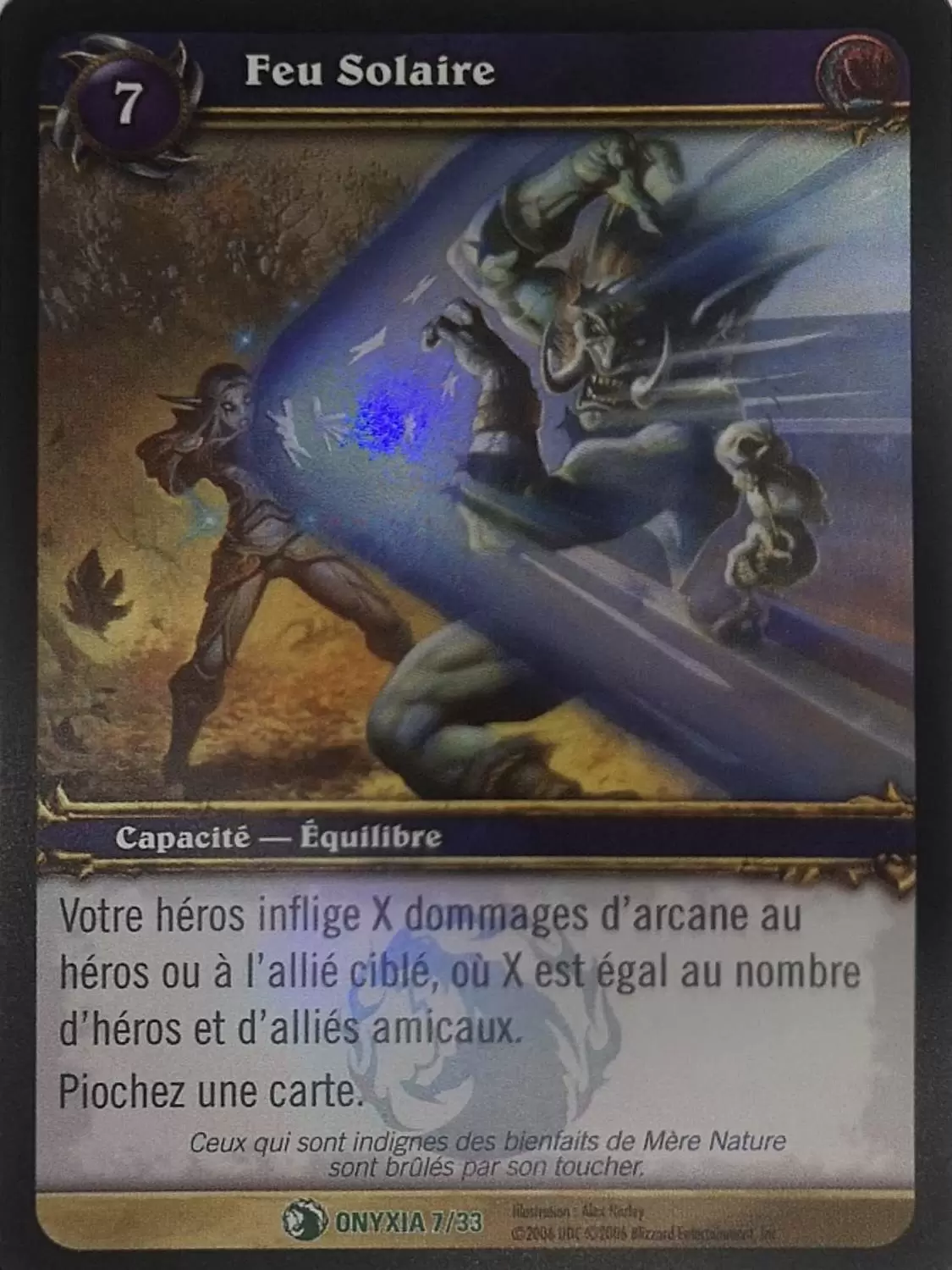 Repaire d\'Onyxia - Feu Solaire