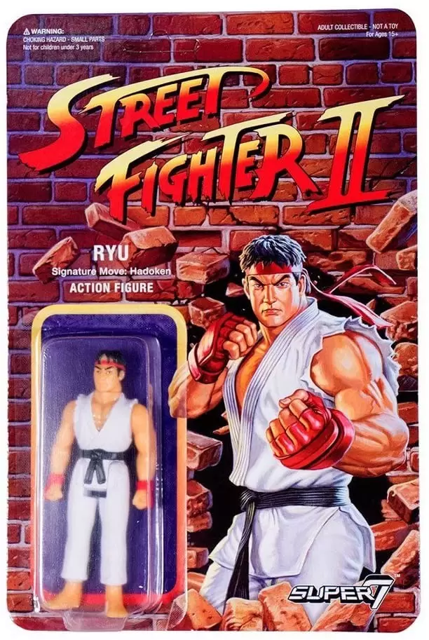 ReAction Figures - Street Fighter - Ryu Red Gloves