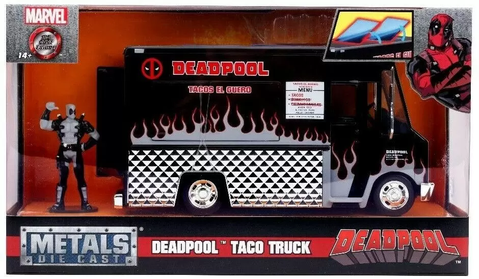 Jada Toys Hollywood Rides - Deadpool Taco truck