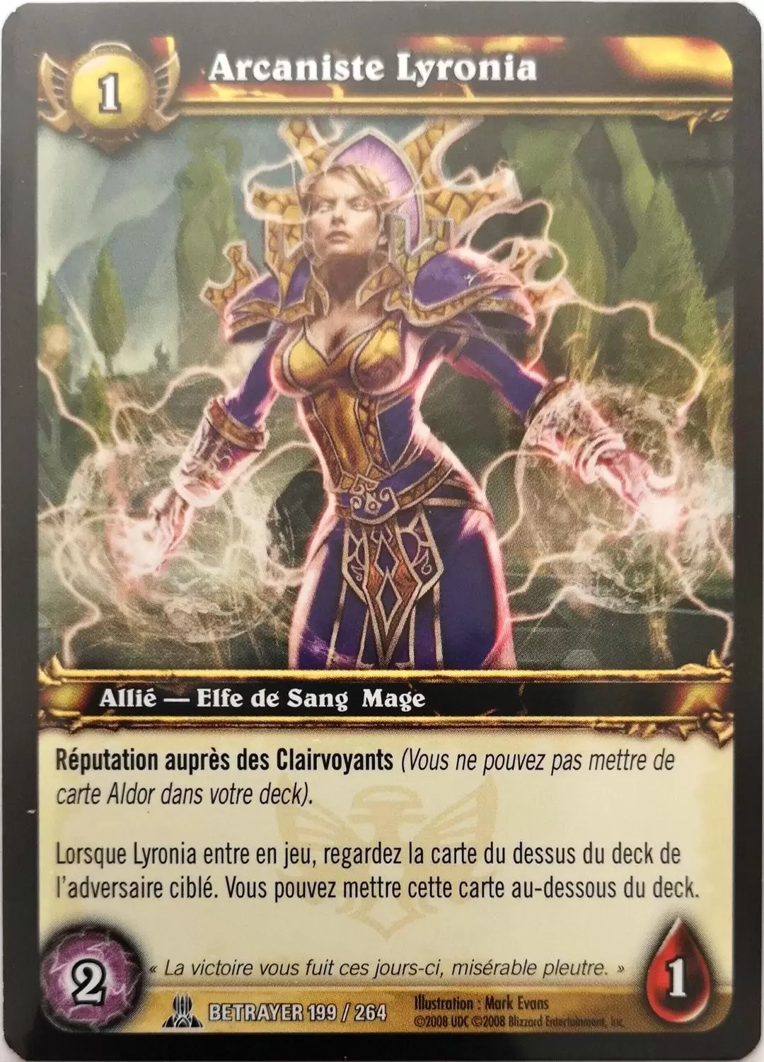 Les Serviteurs du Traître - Arcaniste Lyronia