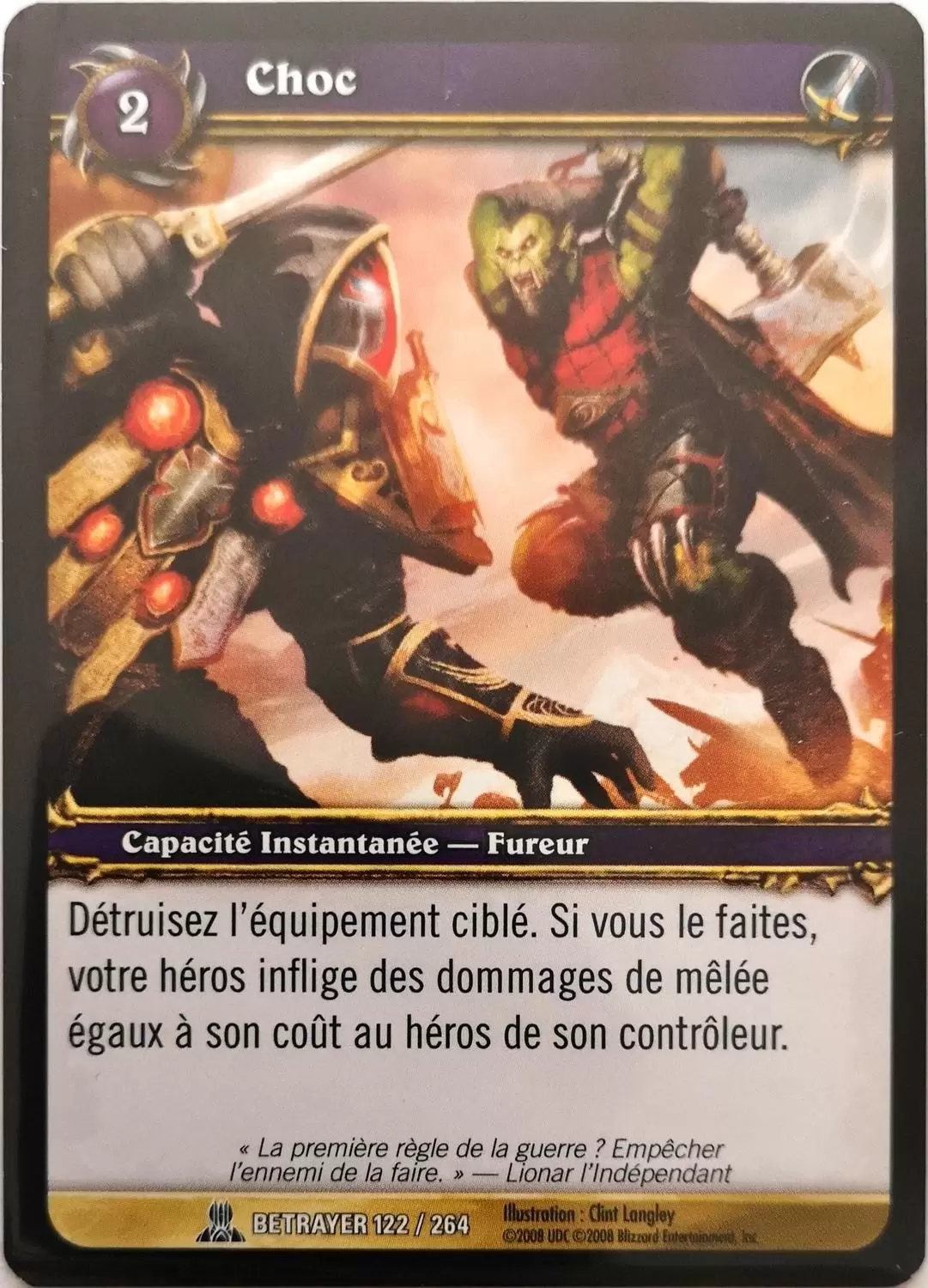 Les Serviteurs du Traître - Choc