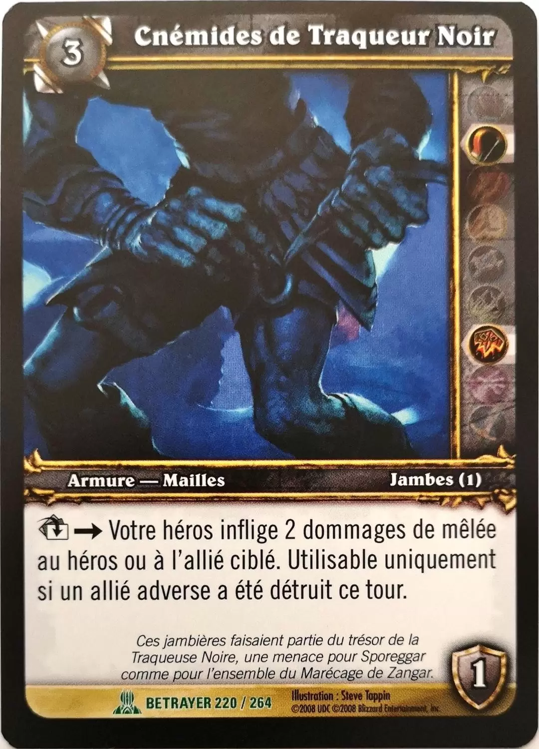 Les Serviteurs du Traître - Cnémides de Traqueur Noir