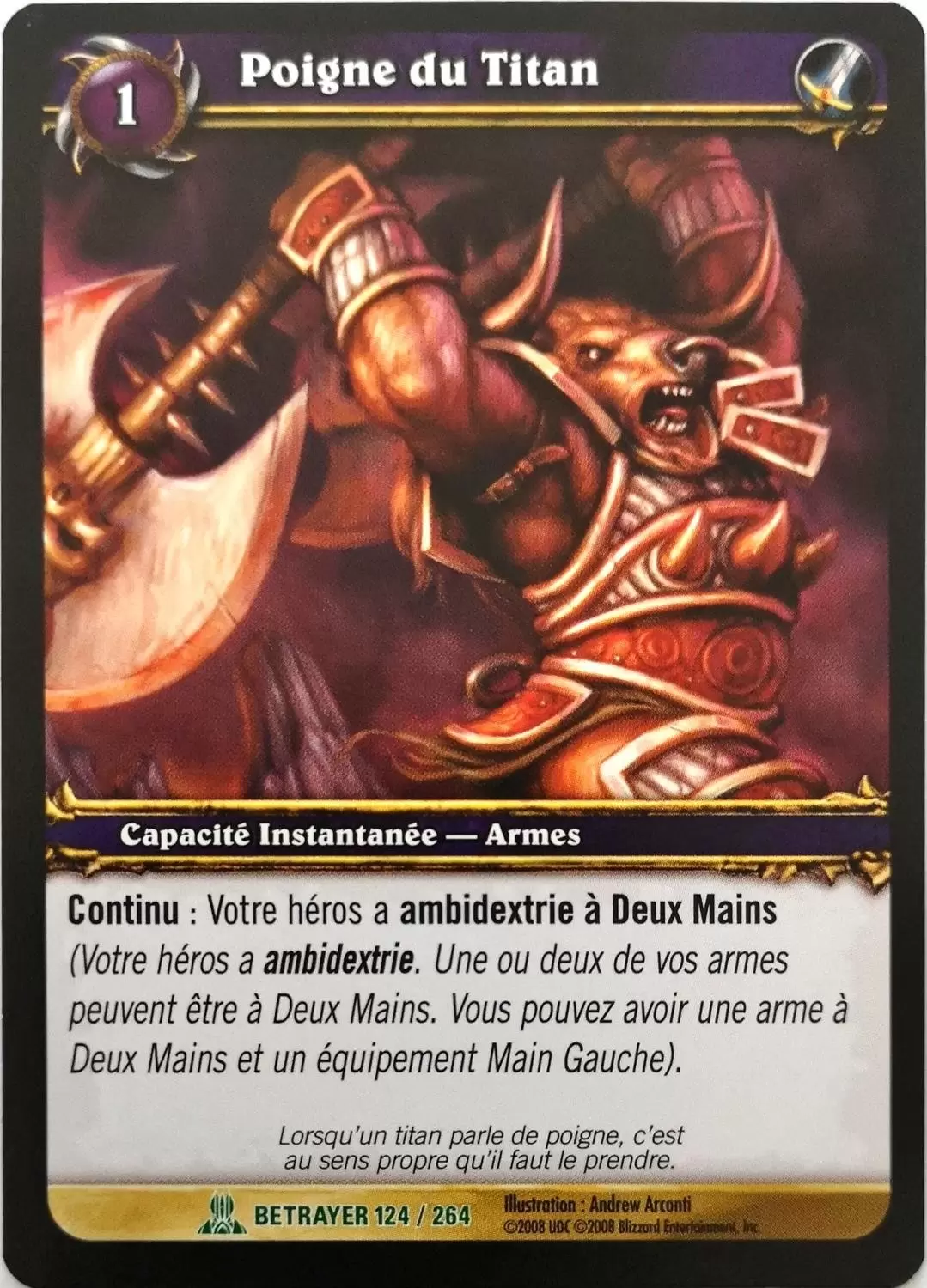 Les Serviteurs du Traître - Poigne du titan
