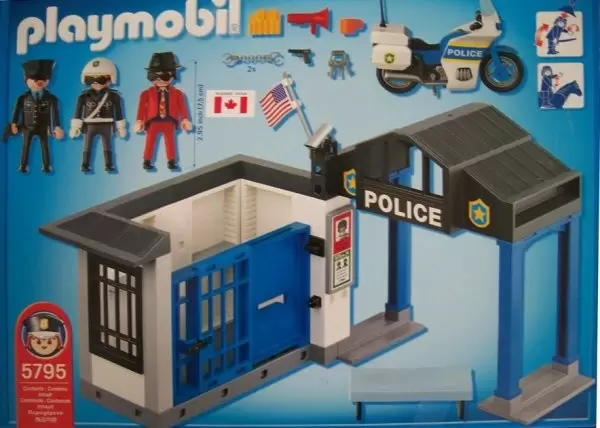 Playmobil Policier - Set de police et Prison