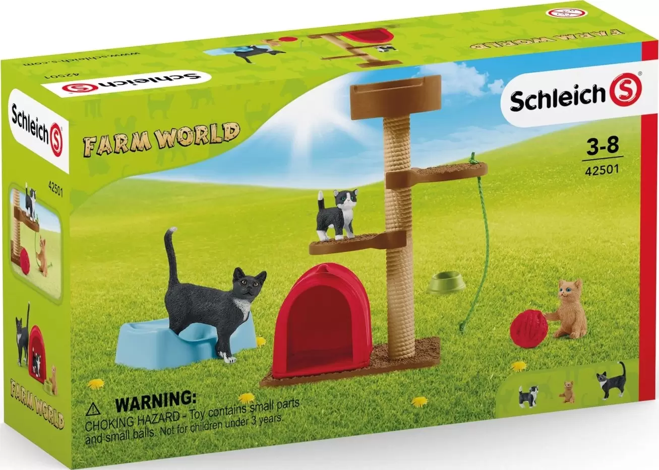 Farm World - Aire de jeux pour chats adorables