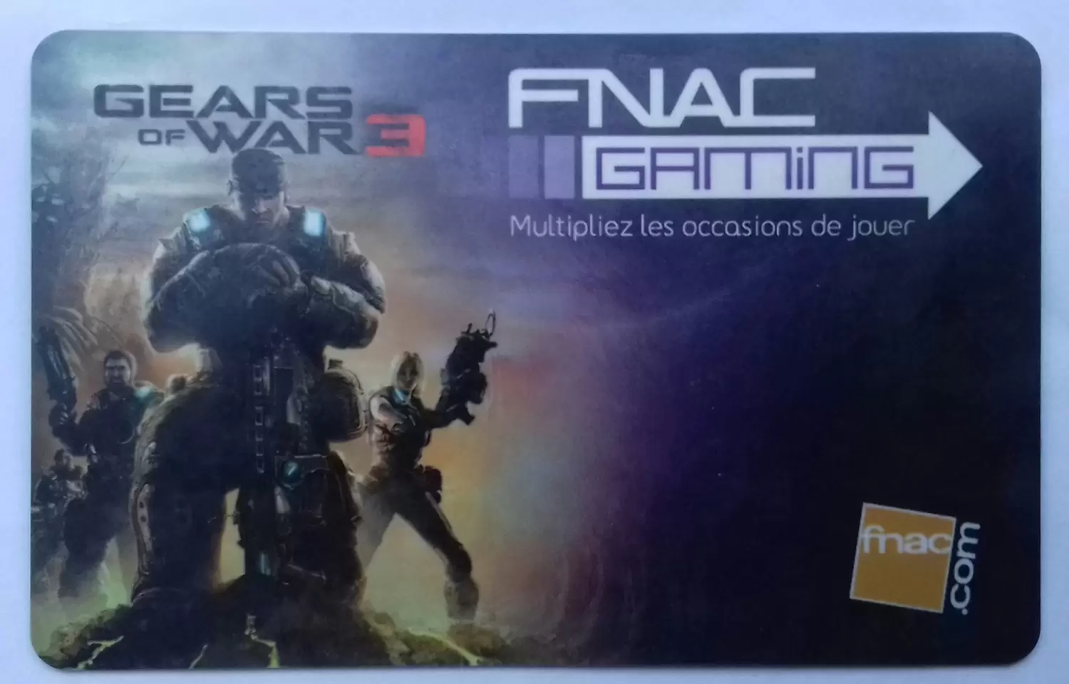 Cartes cadeau Fnac - Carte Cadeau Fnac Gears of War 3