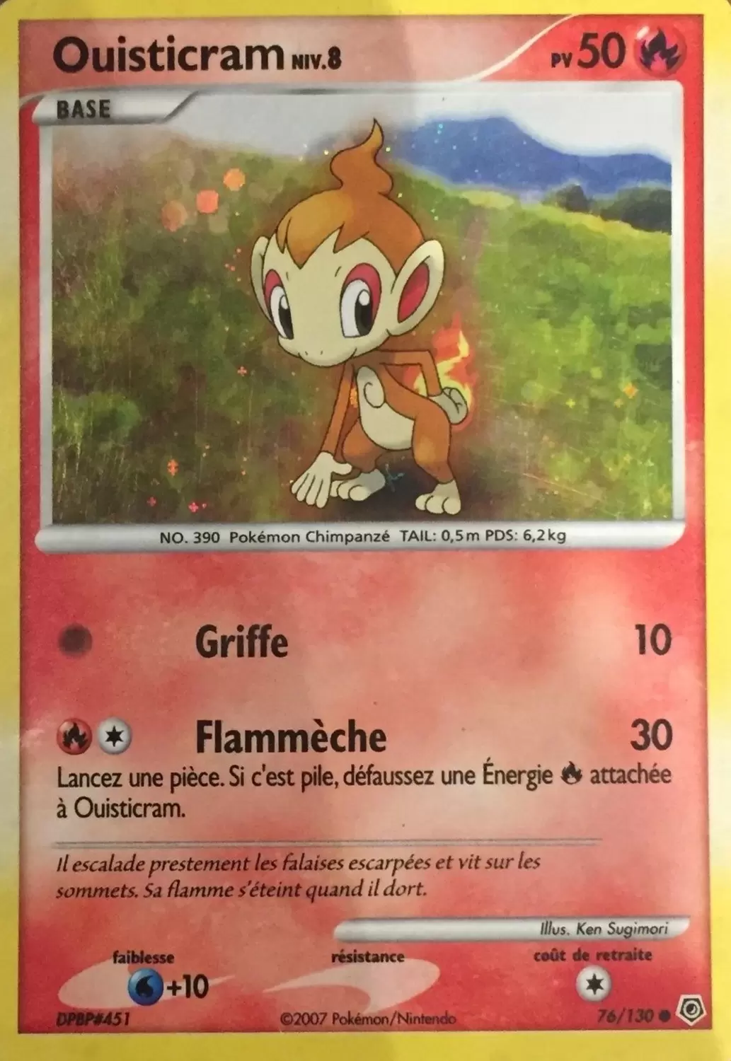 Pokémon Série Diamant et Perle - Ouisticram holographique