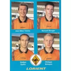 Jean-Marc Trinita - Bernard Bouger - Sladjan Djukic - Philippe Brinquin - Lorient
