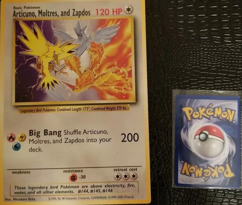 Pokemon zapdos articuno moltres