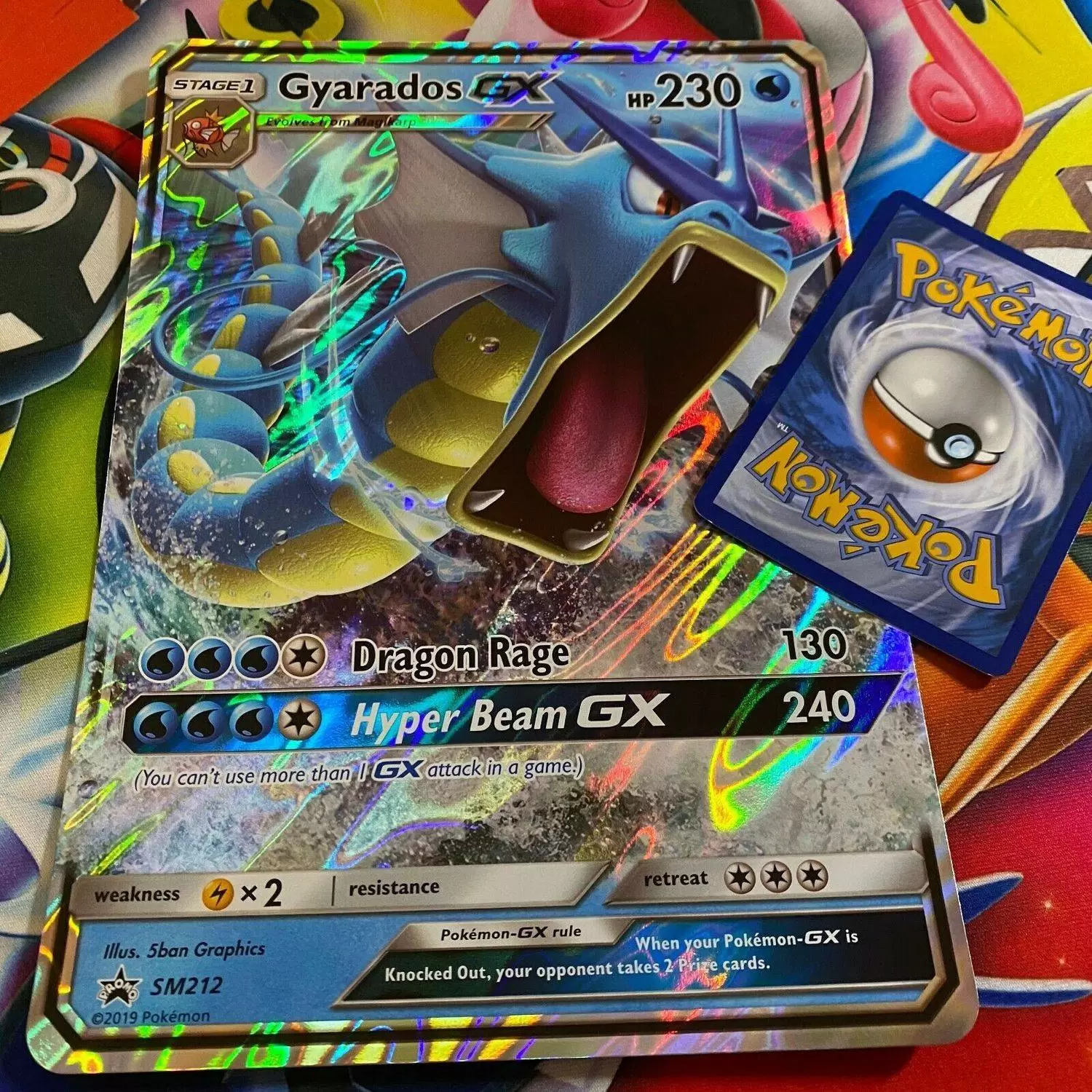 Reshiram & Charizard GX - Jumbo - JUMBO Cards XXL Pokémon card SM201