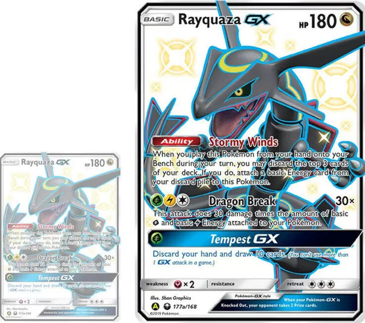 Rayquaza-GX (177a/168), Busca de Cards