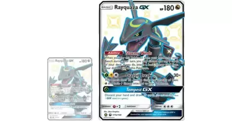 Carta Pokémon Rayquaza Gx Versão Extragrande (Jumbo) Original