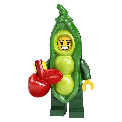 LEGO Minifigures Série 20 - Fille en costume de petits pois