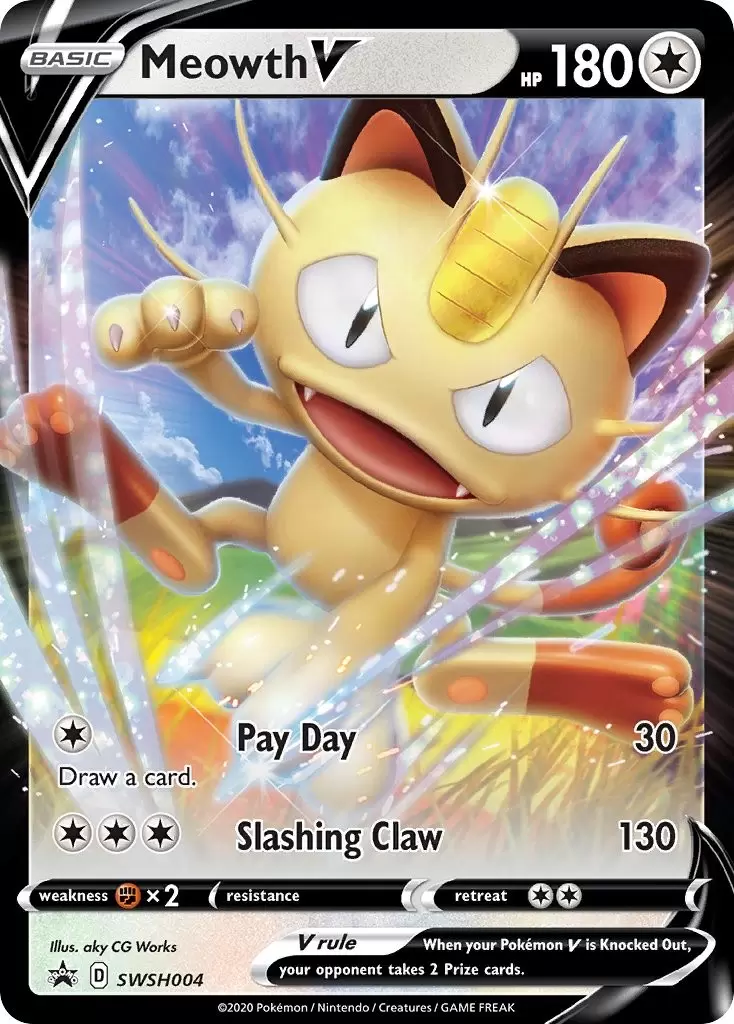 Sword & Shield Promos - Meowth V