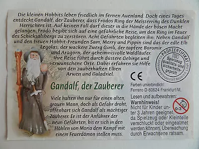 Le seigneur des anneaux - BPZ GANDALF ALLEMAGNE 2001