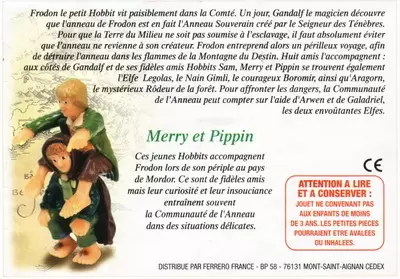 Lord of the Rings - BPZ MERRY & PIPPIN FRANCE 2002