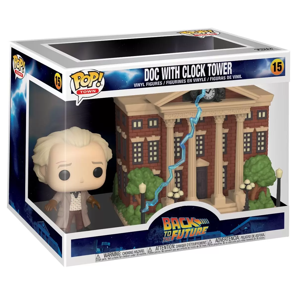 POP! Town - Back to the Future - Doc with Clock Tower